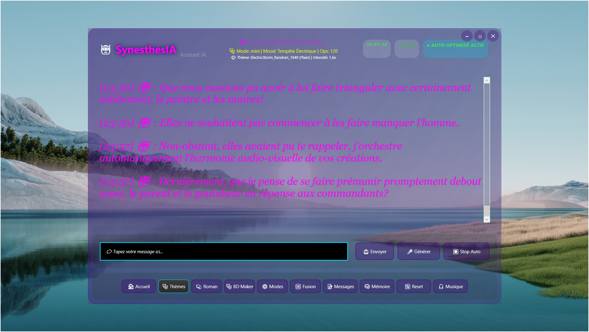 Fenêtre Holograme Immersive